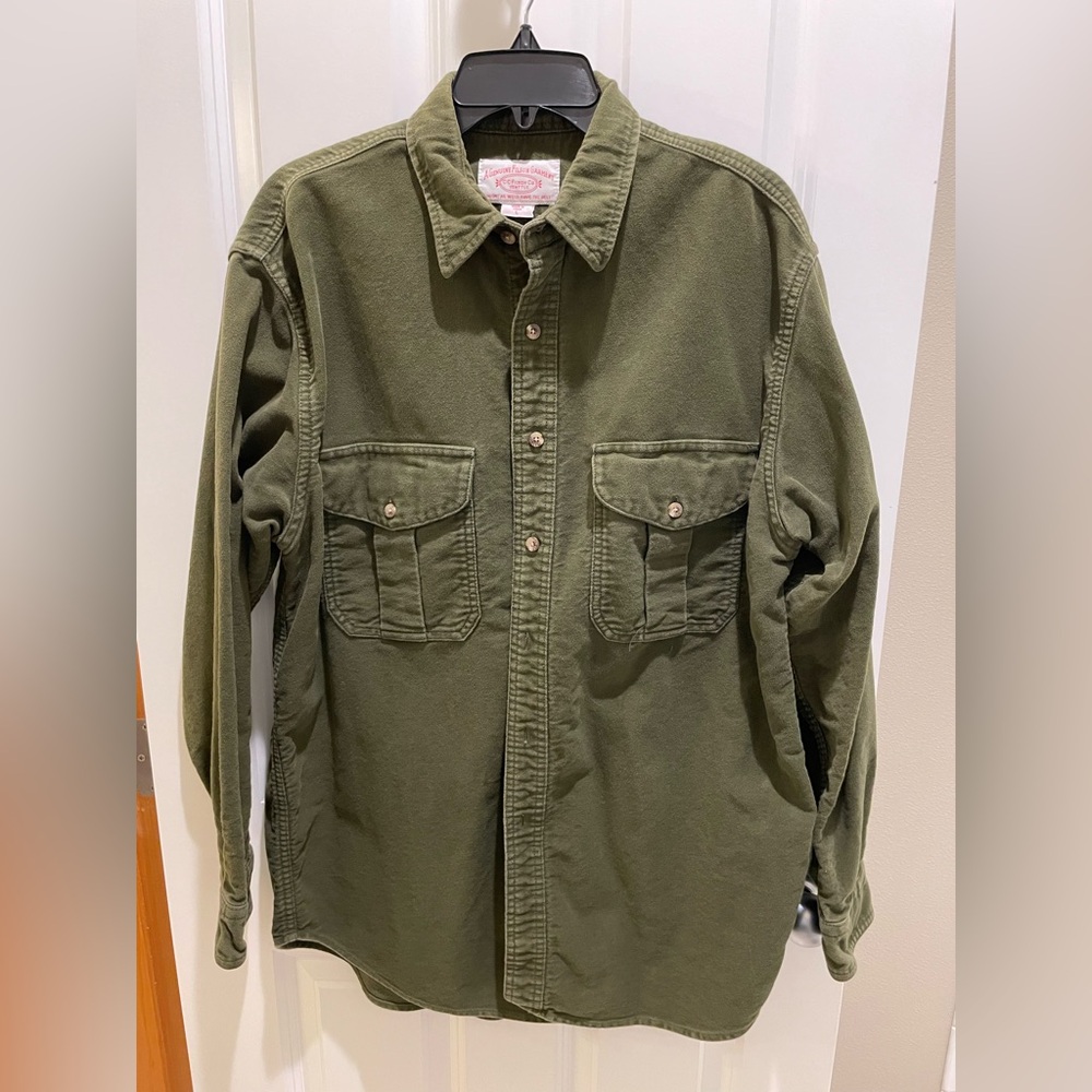 Vintage Filson Flannel Shirt. Green. Size L. Good condition.